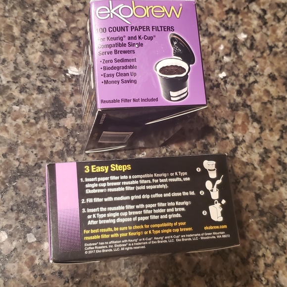 Ekobrew Paper Coffee Filters - 200 Count - Picture 9 of 10